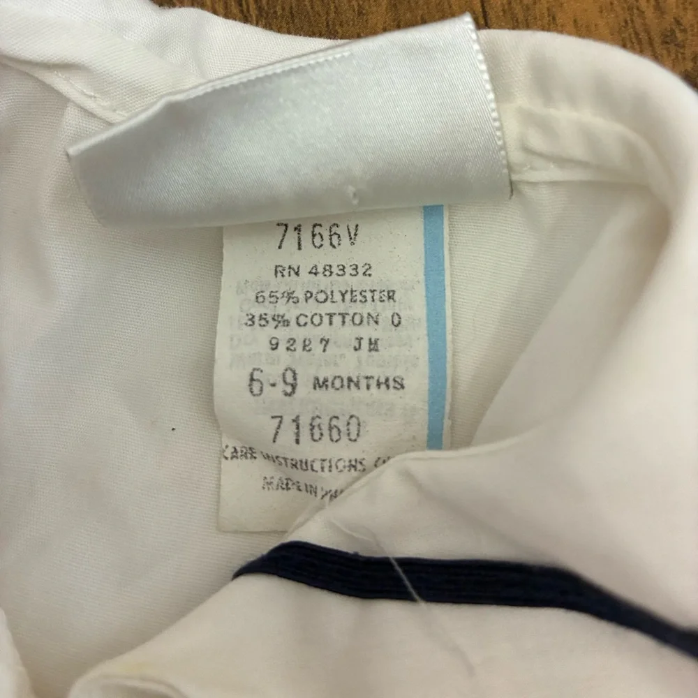 Vintage Baby Sailor Outfit